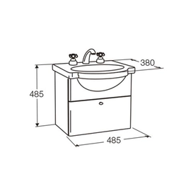 Mueble Ferrum Venecia sin mesada p/armar X4VEDW7