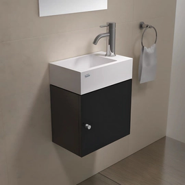 Mueble vanitory Ferrum armonica toilette negro ARM-MB-008-NE