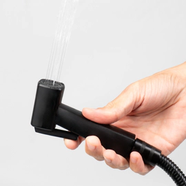Bidet duchador para inodoro Ideal negro mate 10115
