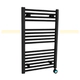 Toallero Electrico Peisa Domino "D" 80cm Negro 10001806