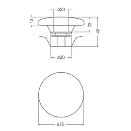 Tapon para bacha Ferrum REP-RV-001-BL