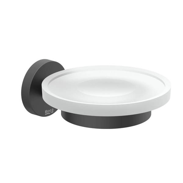 Jabonera de pared Roca Suite negra A817648NB0