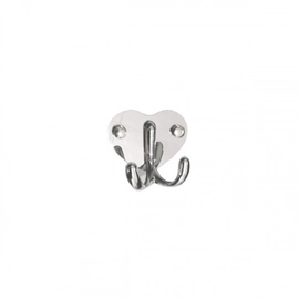 Accesorio Baño Daccord Perchero Doble x 1 Acero Inoxidable