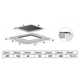 Anafe Electrico Euromatic 2 H Domec T-02