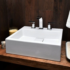 Bachas Baño Ferrum Temple Qubiq 3 Ag Bca QUB-BH-156-BL