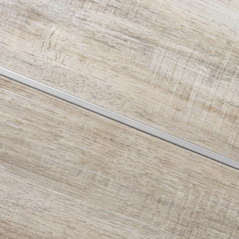 Perfil point aluminio Atrim Cromo mate 2262