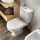Inodoro Ferrum veneto largo sin tapa VNT-IN-004-BL