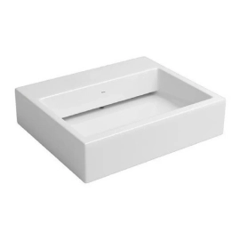 Bacha Deca de apoyo Rectangular 1 ag blanca L 187.17