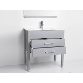 Mueble Campi Curve 60 gris c/mesada loza 3ag