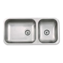 Bacha de cocia bajo mesada Doble Mi Pileta Art 446 74x34x20