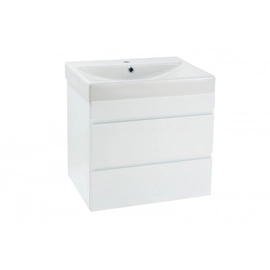 Mueble Vanitory de Colgar Minda Stella 60 Cm 3 Ag Con Mesada LSC060