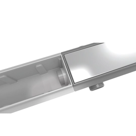 Desague Ideal lineal encastrable 30 cm base ABS rejilla paralela acero 12110