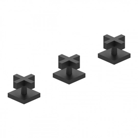 Griferia de bidet Hidromet Block cruz Black 3402