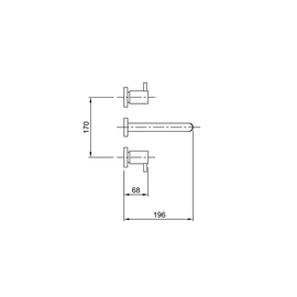 Griferia de Lavatorio Pared Peirano Marbella cr