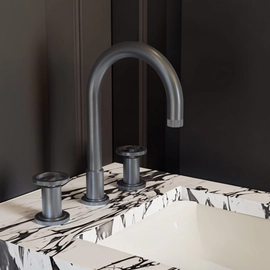 Griferia lavatorio Peirano Pulse Grafito 60-175GR