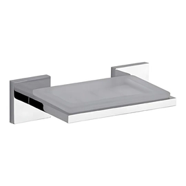 Jabonera FV dominic de vidrio cromo 0168R/8V-CR