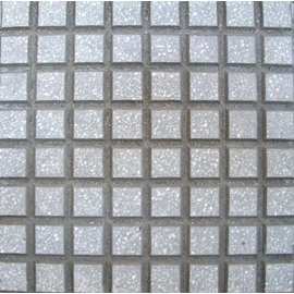 Baldoson Lanik 40x40 Adoquinado recto chico Gr/bco 8202