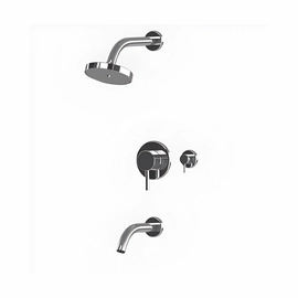 Griferia ducha C/Transf monoc giraffe XXL cromo Andez 0606.22.1.04.04