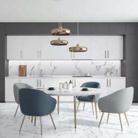 Porcelanato Ilva 45x90 Marble Home Statuario cal 2º