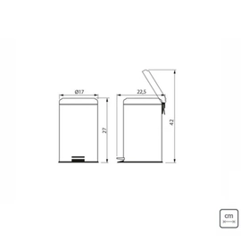 Cesto Linea Brasil 3lts Tramontina 94538/103