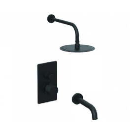 Griferia de ducha Hidromet Texture c/transf black 9803NEGR