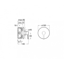 Roca Naia Kit Ducha Empotrar Monocomando