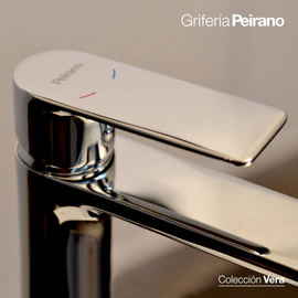Griferia de lavatorio Peirano Vera Monoc Alto 61-180 cr