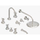 Kit griferia Hidromet Triumph lav-bid-ducha-tr red Cruz cromo