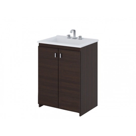 Vanitory Con mesada 3ag Schneider Eco 50cm Wengue