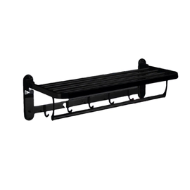 Organizador toallero rebatible 60cm Daccord negro ORG0IMP 71