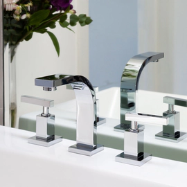 Grifería de lavatorio FV dominic lever 0207R/85L-CR