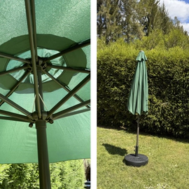 Sombrilla Tromen central verde OSC 2.63 MTS 95-023-105