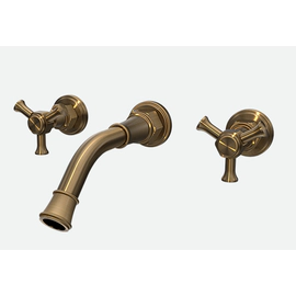 Griferia De Pared Antique Cruz Bronce Viejo Andez 550.40.05