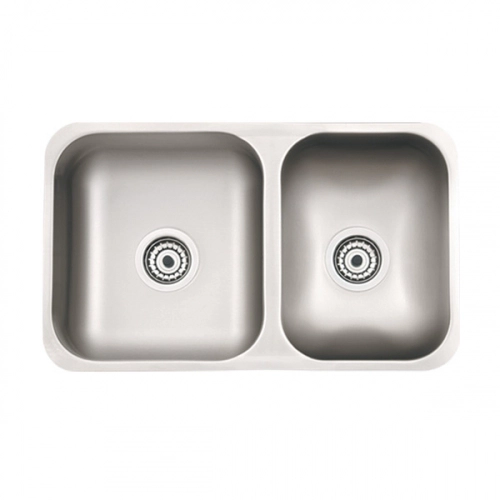 Bacha de Cocina doble Mi Pileta bajo mesada AC 205