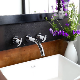 Grifería de lavatorio FV triades de pared 0203/C3-CR