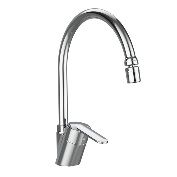 Griferia cocina monocomando Roca Victoria cromo A5A8425C0L