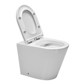 Inodoro corto con asiento Piazza Padova B0901