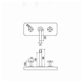 Griferia Piazza lavatorio guilty cruz cromo 22401