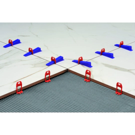 Espaciador Autonivelante Atrim 3mm rojo bolsax150 unid 5095