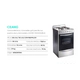 Cocina Gastronomica Domec electrica 4 horn 50cm CEAXG 51050