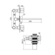 Griferia Lavatorio de Pared Edge FR203/J3-BN Novum
