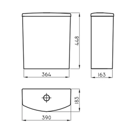 Depósito Ferrum varese de apoyar blanco VSE-DP-001-BL