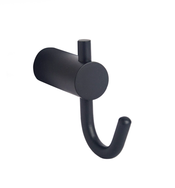 Accesorio de baño Ottone Percha gancho Net negro mate