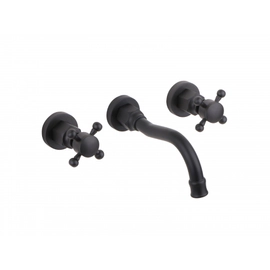 Griferia Lavatorio de Pared Häaz Vintage Black Estalgrif 351/011-10