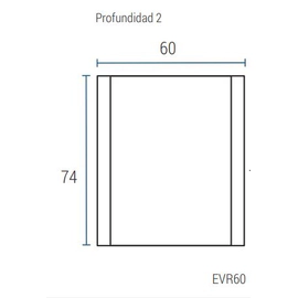 Espejo Pvc Schneider Rivo 60x74