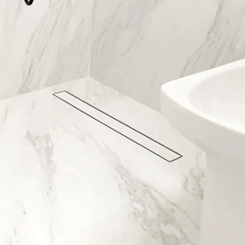 Desagüe lineal Atrim 2 en 1 cromo mate/ceramic 60cm DA600T02