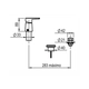 Griferia de bidet Monoc Hidromet Flat Cromo 8402