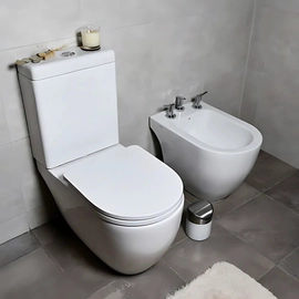Bidet Ferrum fontana 3 ag blanco FON-BI-301-BL
