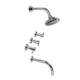 Griferia baño comp.Hidromet Fly Lavatorio Bidet Ducha+Kit