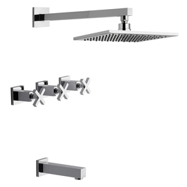 Grifería de ducha FV dominic cromo con transferencia 0103R/85-CR